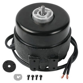 Howaoo SP-B9HS16 condenser fan motor front view showing compact replacement-ready design