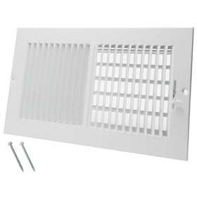 Howeall 12x6-inch duct opening vent cover on wall or ceiling, improves airflow.
