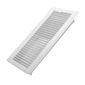 Howeall 4x14 floor register white enhances airflow in any room while blending with flooring.