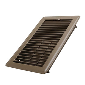 Howeall 6x10 floor register with brown finish boosts decor and airflow.