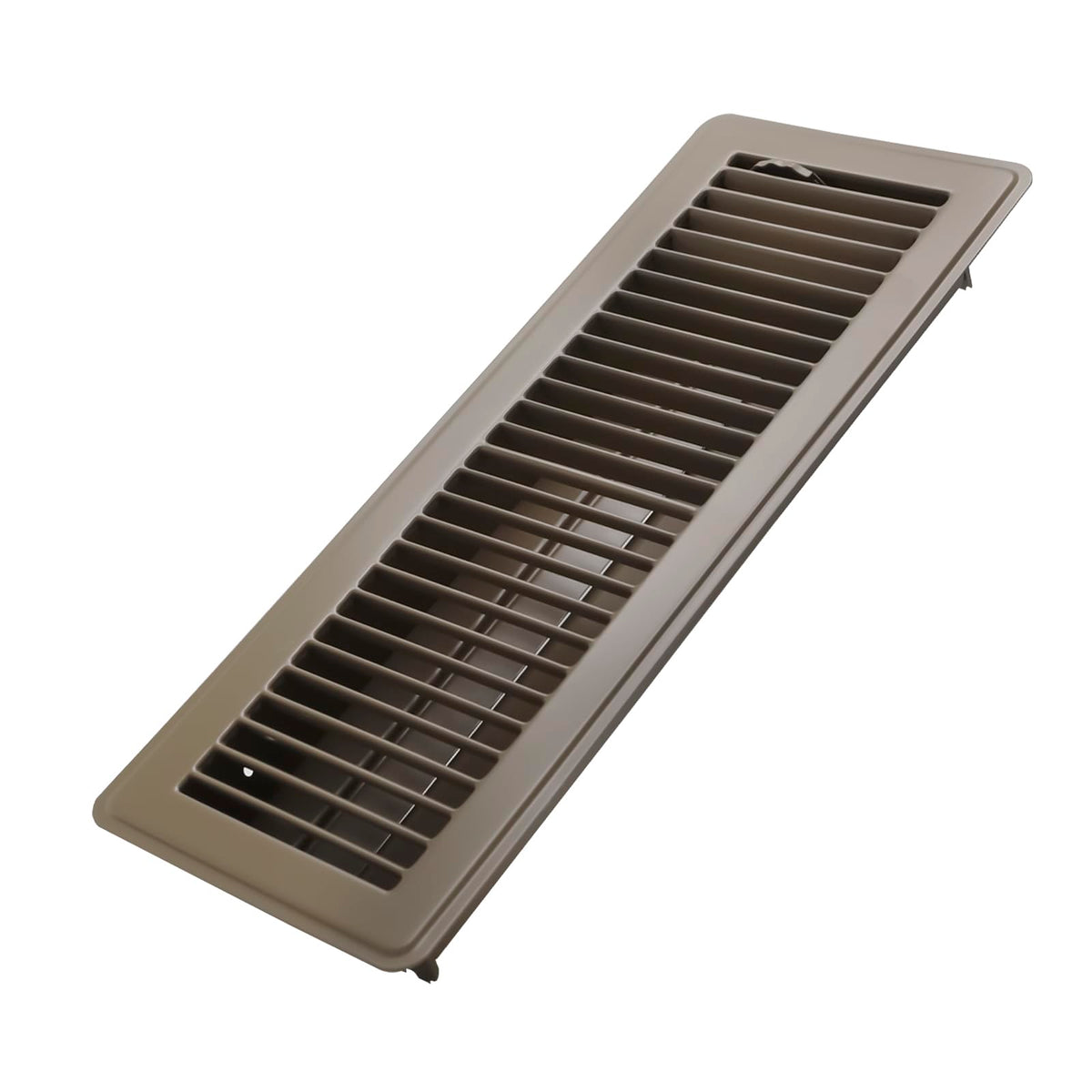 Howeall brown floor register front view walkable vent with clean lines