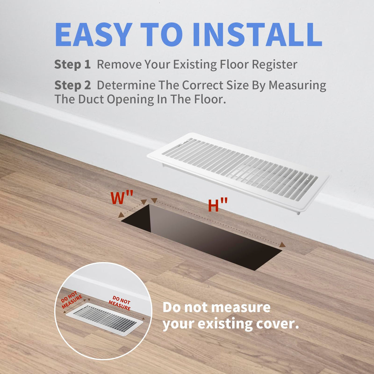 Howeall easy installation with no screws or tools required.