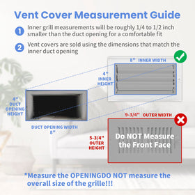 Howeall energy-efficient vent supports HVAC performance and comfort.