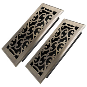 Howeall floor register 4x10 heavy-duty walkable; supports up to 300 pounds.