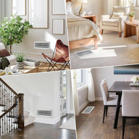 Howeall floor register removal for easy cleaning access