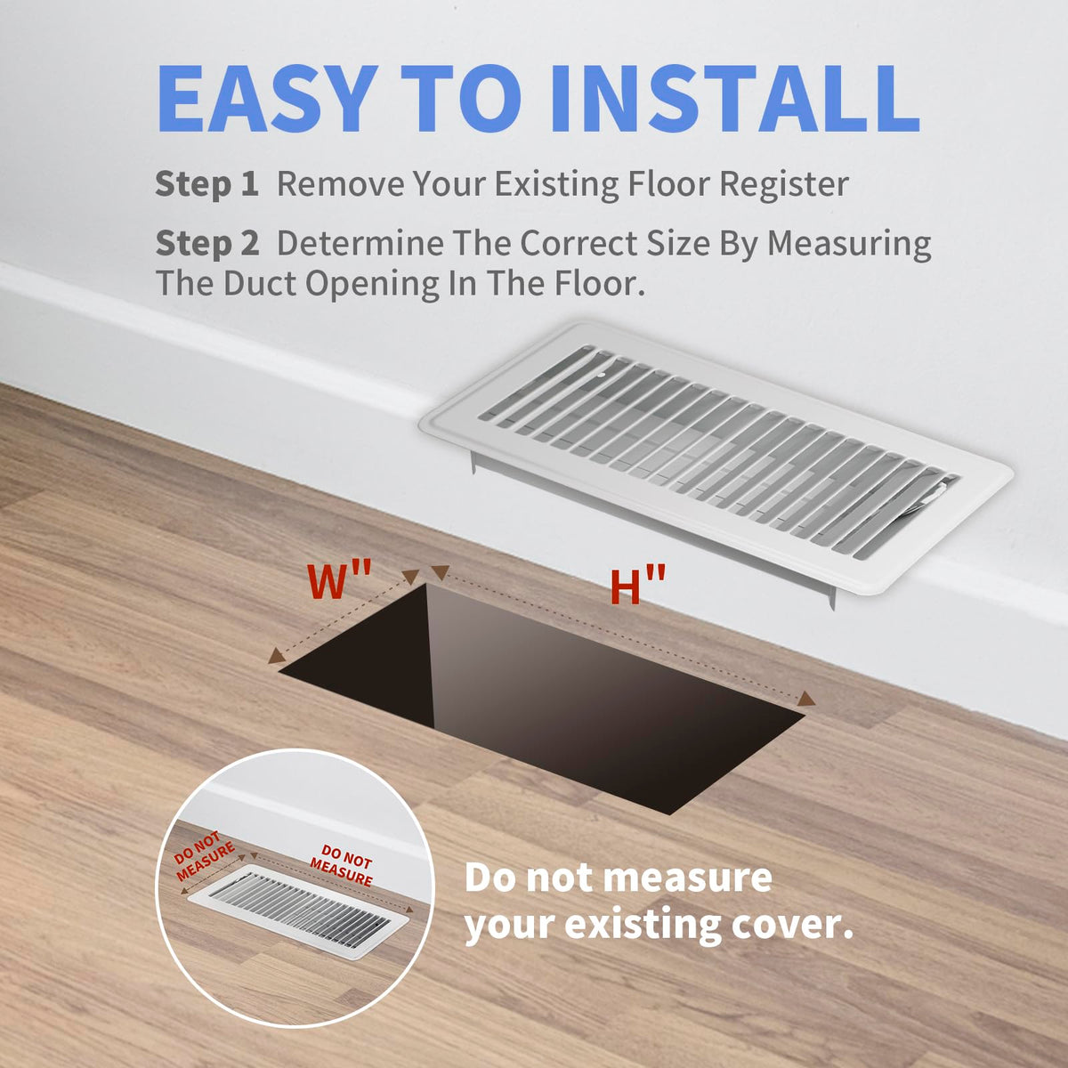 Walkable floor register by Howeall supporting traffic above the floor