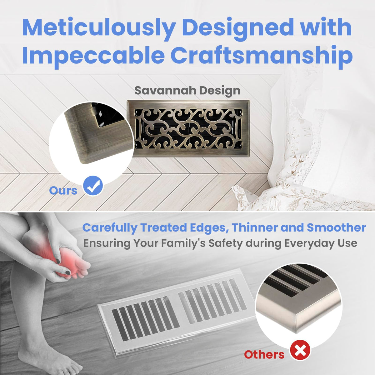 Howeall vent with easy maintenance and warranty coverage.