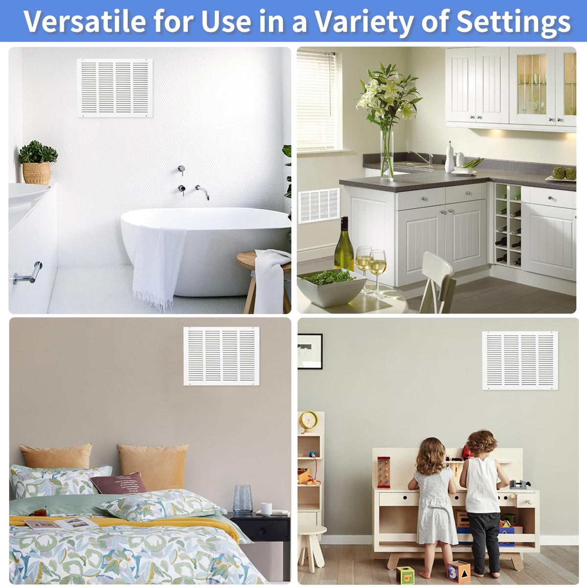 Howeall grille includes mounting hardware for quick, easy installation.