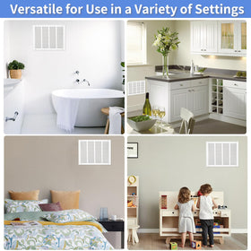 Howeall grille includes mounting hardware for quick, easy installation.