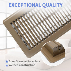 Howeall opposed blade dampers for precise airflow control and quiet operation.