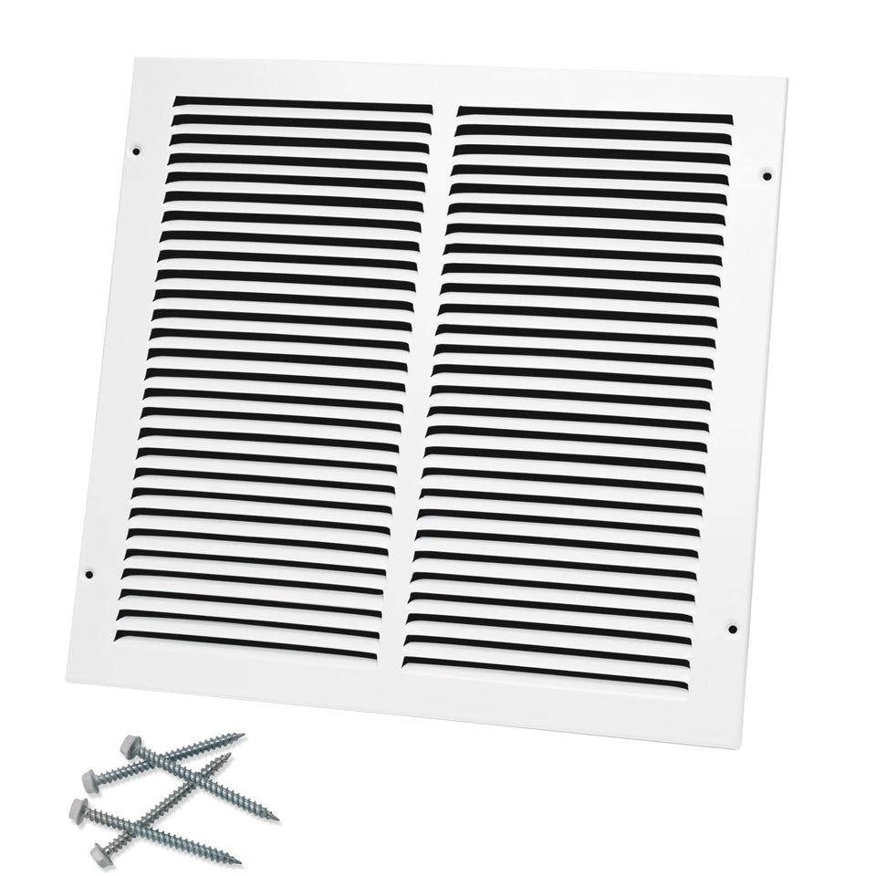 Howeall steel return air grille installed on ceiling showing durable construction