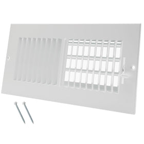 Howeall vent cover front view showing 10x4 duct opening for seamless HVAC fit