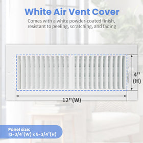 Howeall vent cover damper technology demonstrates adjustable blades for precise airflow