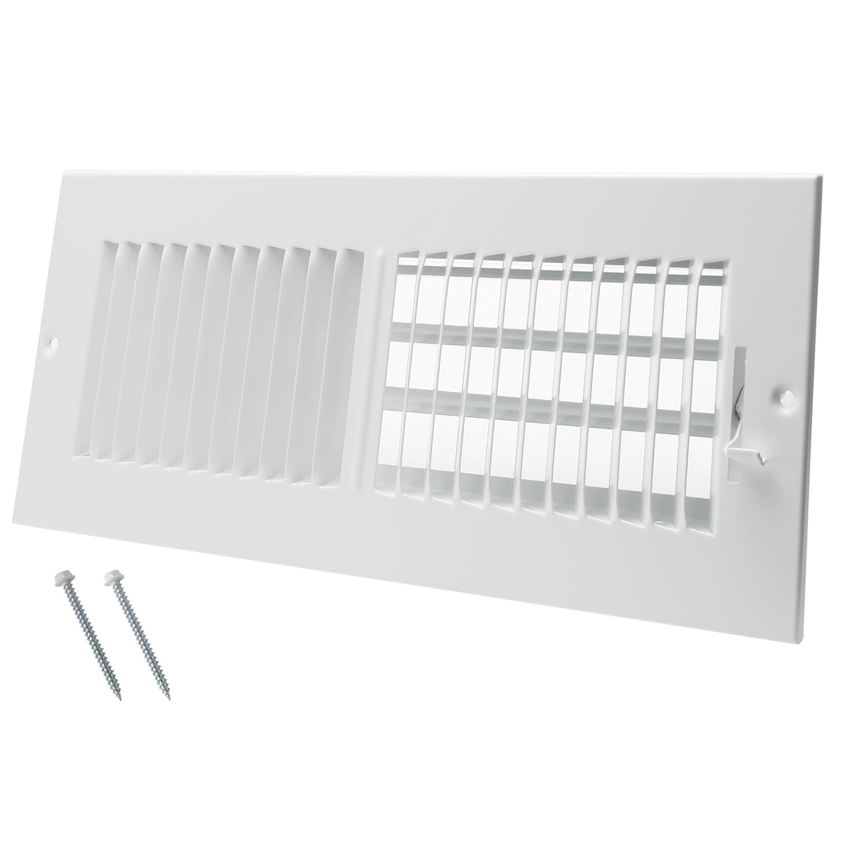 Howeall vent cover front view shows a clean white finish for wall or ceiling installation
