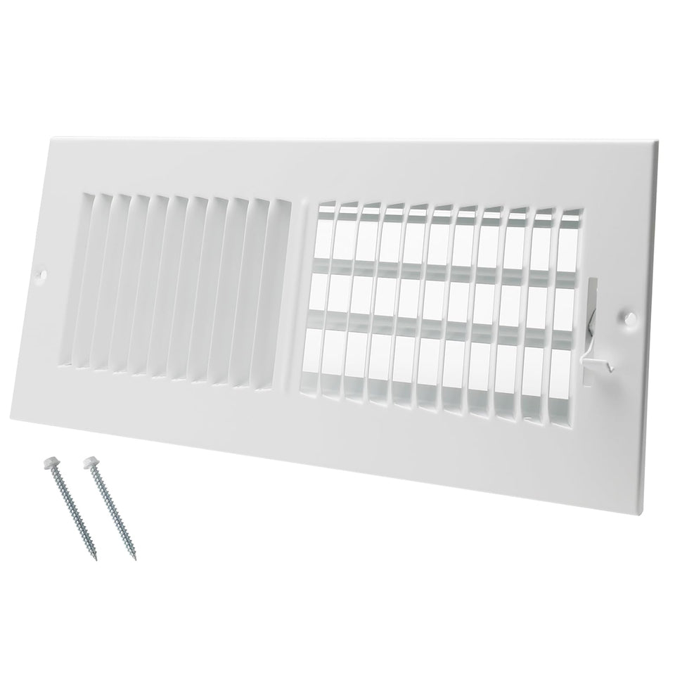 Howeall vent cover front view shows a clean white finish for wall or ceiling installation