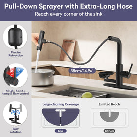 HOWUWEY cup washer in action streamlines mug washing after meals