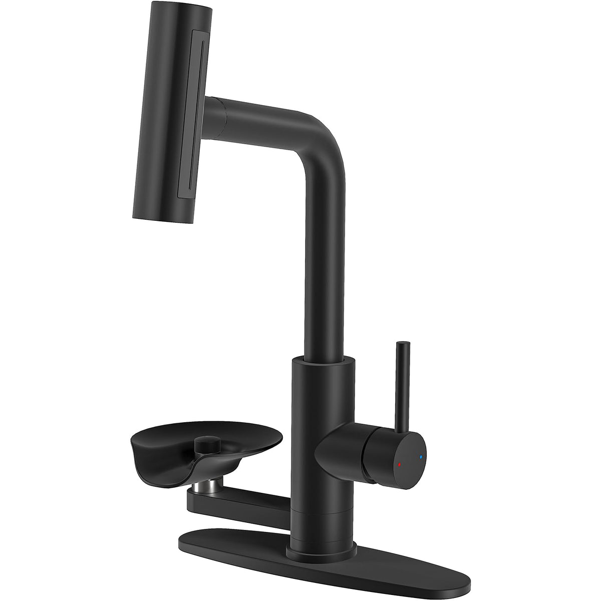HOWUWEY kitchen faucet pull-down sprayer highlights versatile hands-free rinsing for pots