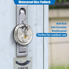 HOX padlock with 3/8-inch shackle suits sheds and gates
