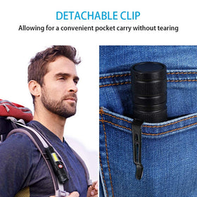 Hoxida IPX6 waterproof compact design fits pockets and backpacks.