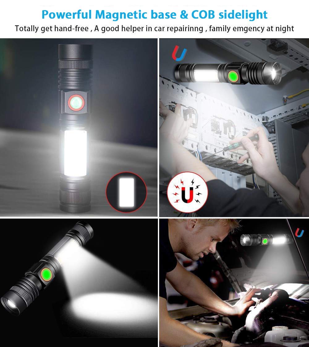 Hoxida zoomable beam adapts from wide flood to focused spotlight.