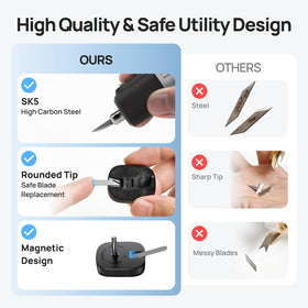 HOZO 01 standard blade with versatile 30° edge for general tasks