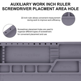 HPFIX large 44 cm by 30 cm mat offers ample space for devices.