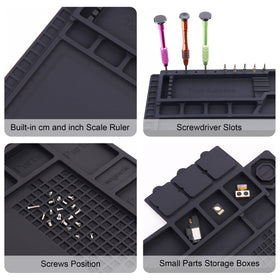 HPFIX Non-slip surface prevents sliding for precise component placement.