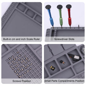 HPFIX non-slip surface keeps the work in place for precise soldering.