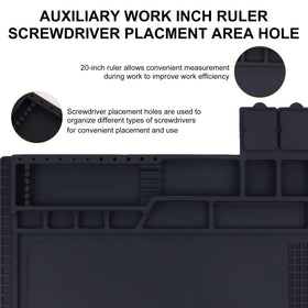 HPFIX Non-toxic silicone mat offers safe, odorless workshop use.