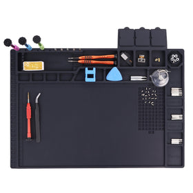 HPFIX Premium heat-resistant soldering mat withstands 932°F for high-heat electronics work.