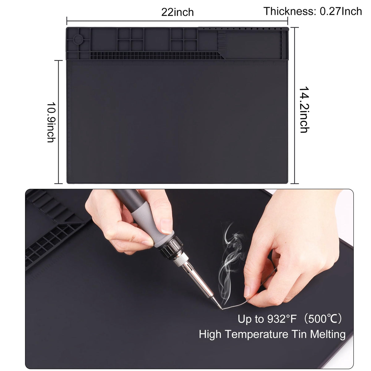 HPFIX non-toxic, odorless mat designed for safe electronics work