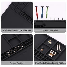 HPFIX silicone mat with non-slip surface for stable soldering