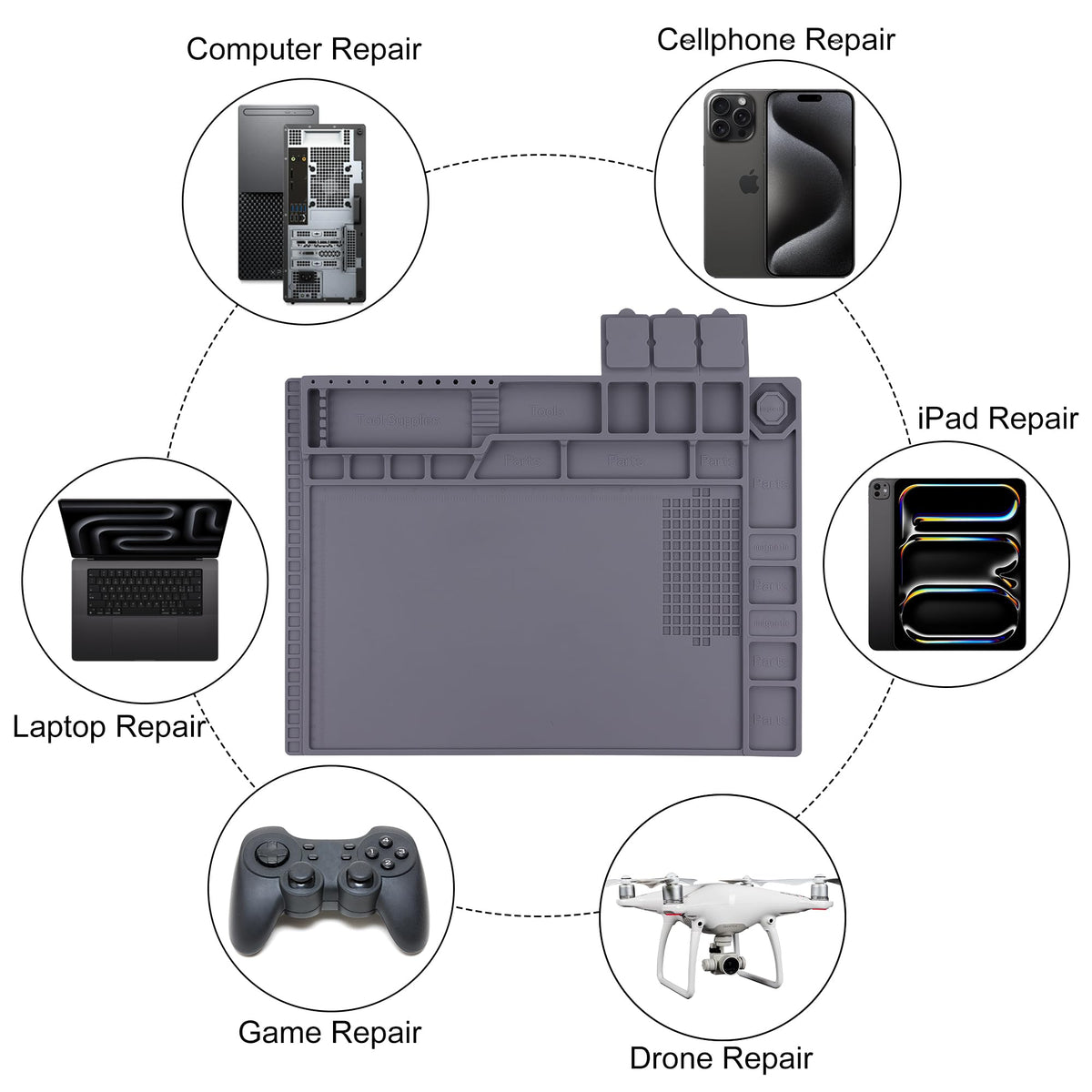 HPFIX warranty-backed mat includes 180-day refund and lifetime coverage.