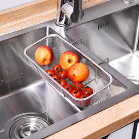 Hpngal durable 304 stainless steel drain basket resists rust over time