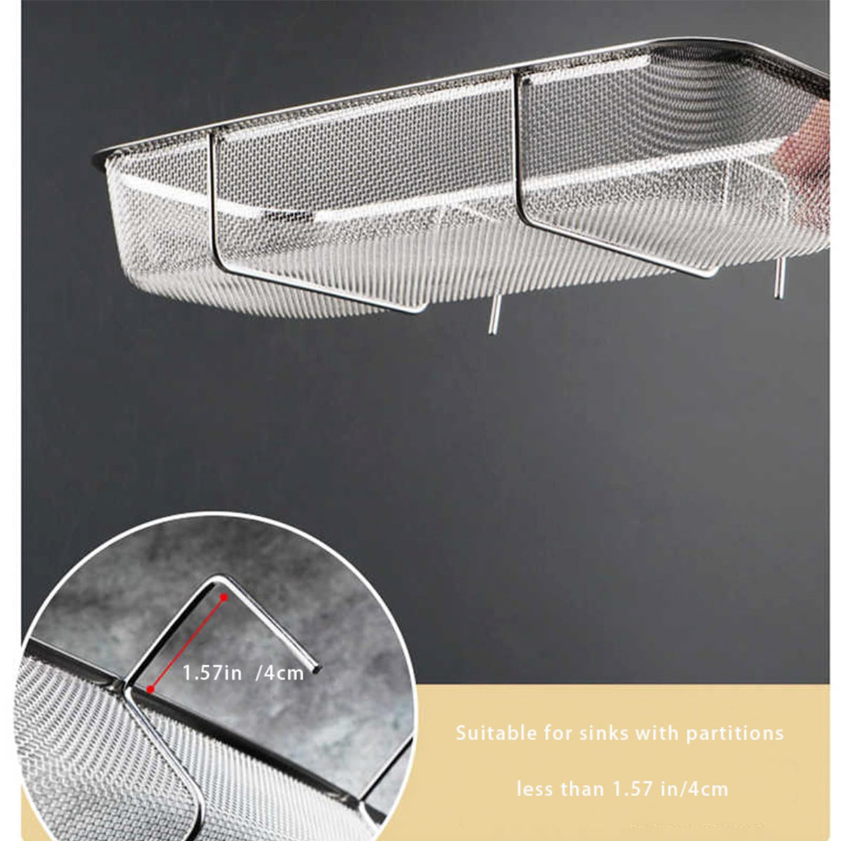 Hpngal rustproof kitchen drain basket offers lasting performance in busy kitchens