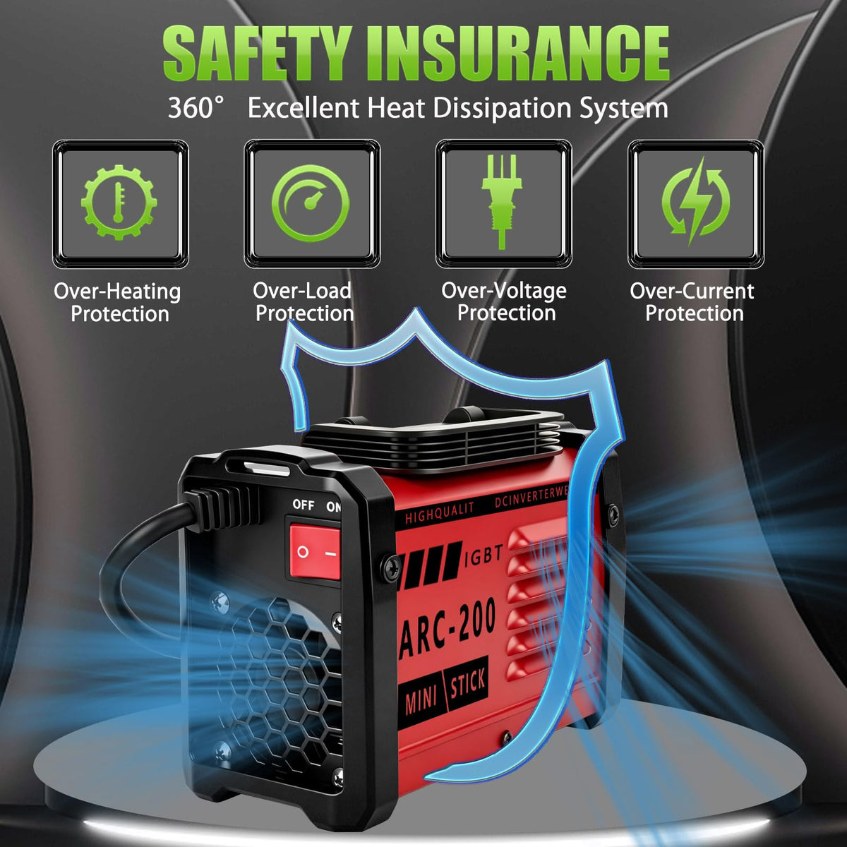 Hpoouo hot-start arc technology aids quick arc initiation