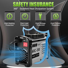 Hpoouo welding gloves and chip hammers included for immediate use