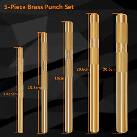 HQPASFY brass drift punch 1/2-inch protects surrounding metal during pins removal