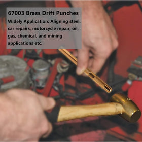 HQPASFY brass drift punch 3/8-inch for secure hammer blows and accurate placement