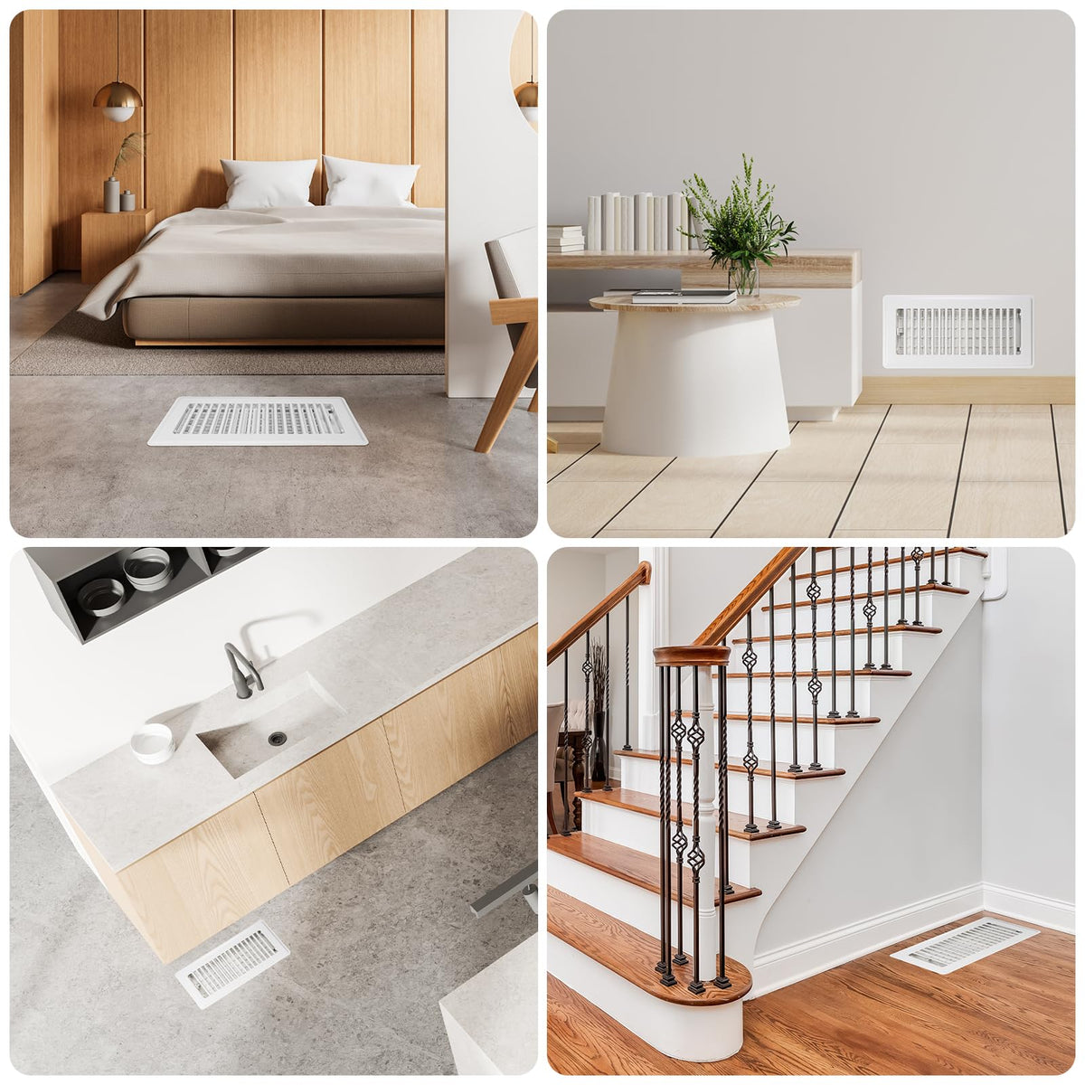 HQZHQZ easy-to-clean design helps maintain clean vents and steady airflow.