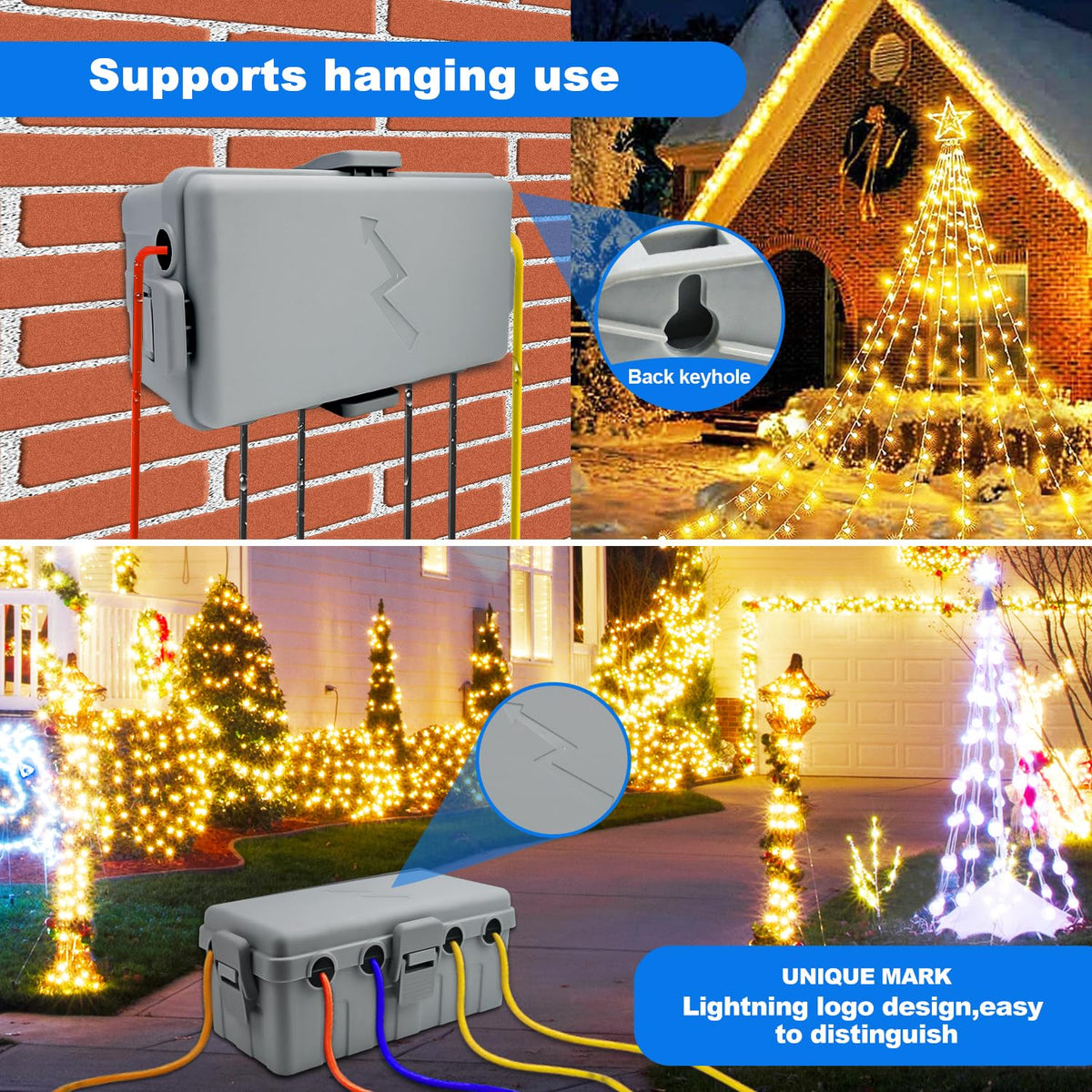 Hrensaw secure cable-entry clips simplify setup.