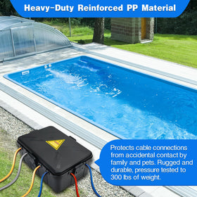 Hrensaw heavy-duty PP shell ensures durability in rain, snow, and dust.