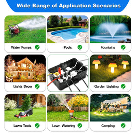 Hrensaw ideal for lawn tools, lighting, pumps, cameras and more.