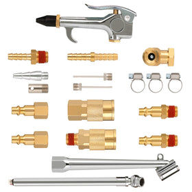 Hromee brass quick-connect coupler shown for fast, one-handed tool changes.