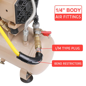 Hromee brass 1 4 inch NPT end fittings resist rust