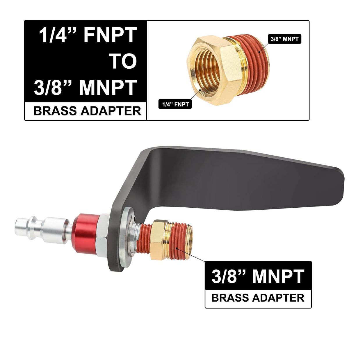 Hromee brass bushings assembly for tool fittings compatibility