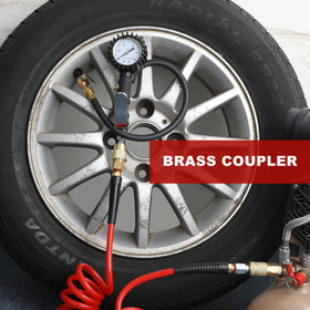 Hromee double swivel brass ends improve hose maneuverability.