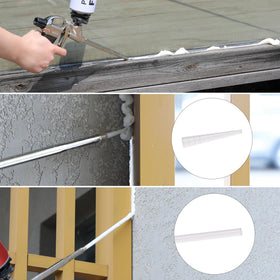 Hromee foam gun conical nozzle reaches narrow spaces for precise application.