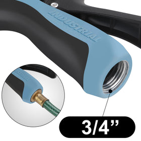 Hromee insulated handle shown during hot-water flushing for user comfort.
