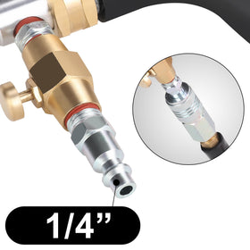 Hromee no-disassembly flushing setup enables easy cooling-system maintenance.